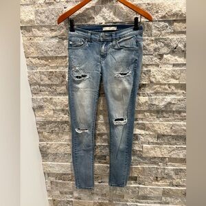 Kancan Distressed Blue women’s Jeans stretchy and comfortable size 25